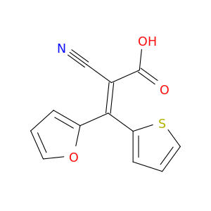 2-Propenoic acid, 2-cyano-3-(2-furanyl)-3-(2-thienyl)-, (Z)-