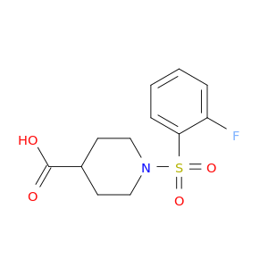 1-(2-Fluorobenzenesulfonyl)Piperidine-4-Carboxylic Acid