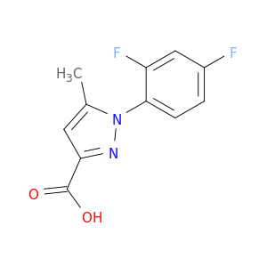 1-(2,4-difluorophenyl)-5-methyl-1H-pyrazole-3-carboxylic acid
