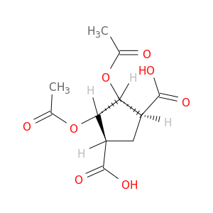 1,3-Cyclopentanedicarboxylicacid, 4,5-bis(acetyloxy)-, (1R,3S,4R,5S)-rel-