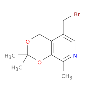 4H-1,3-Dioxino[4,5-c]pyridine, 5-(bromomethyl)-2,2,8-trimethyl-