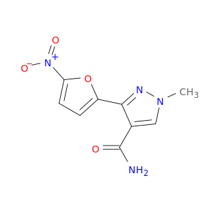 1H-Pyrazole-4-carboxamide, 1-methyl-3-(5-nitro-2-furanyl)-