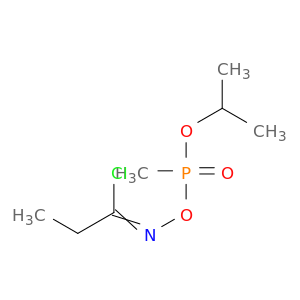 Propanimidoyl chloride, N-[[methyl(1-methylethoxy)phosphinyl]oxy]-