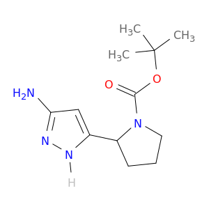 2-(5-氨基-1H-吡唑-3-基)吡咯烷-1-羧酸叔丁酯