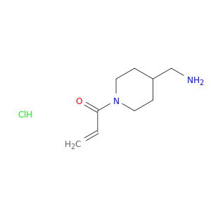 1-[4-(aminomethyl)piperidin-1-yl]prop-2-en-1-one hydrochloride