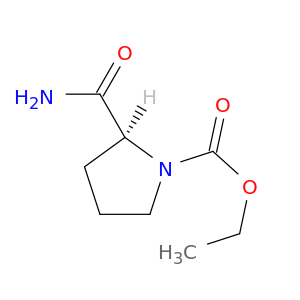 1-Pyrrolidinecarboxylic acid, 2-(aminocarbonyl)-, ethyl ester, (S)-
