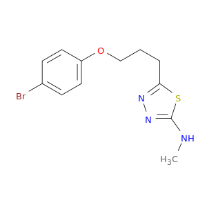 1,3,4-Thiadiazol-2-amine, 5-[3-(4-bromophenoxy)propyl]-N-methyl-