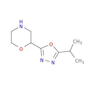 2-[5-(propan-2-yl)-1,3,4-oxadiazol-2-yl]morpholine