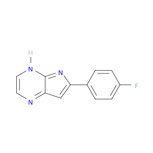 4H-Pyrrolo[2,3-b]pyrazine, 6-(4-fluorophenyl)-