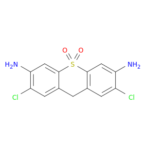 9H-Thioxanthene-3,6-diamine, 2,7-dichloro-, 10,10-dioxide