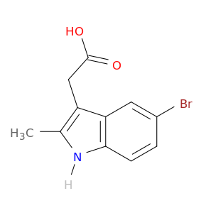 2-(5-Bromo-2-methyl-1H-indol-3-yl)acetic Acid