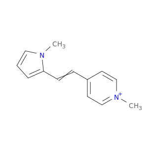 Pyridinium, 1-methyl-4-[2-(1-methyl-1H-pyrrol-2-yl)ethenyl]-