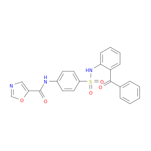 5-Oxazolecarboxamide, N-[4-[[(2-benzoylphenyl)amino]sulfonyl]phenyl]-
