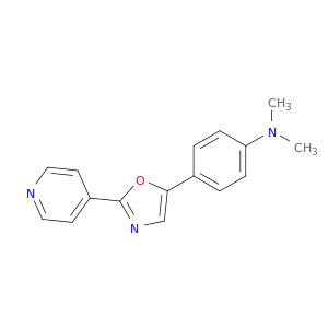 Benzenamine, N,N-dimethyl-4-[2-(4-pyridinyl)-5-oxazolyl]-
