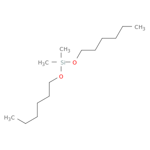 Silane, bis(hexyloxy)dimethyl-