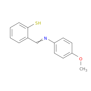 Benzenethiol, 2-[[(4-methoxyphenyl)imino]methyl]-