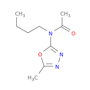 Acetamide, N-butyl-N-(5-methyl-1,3,4-oxadiazol-2-yl)-