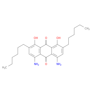 9,10-Anthracenedione, 4,5-diamino-2,7-dihexyl-1,8-dihydroxy-