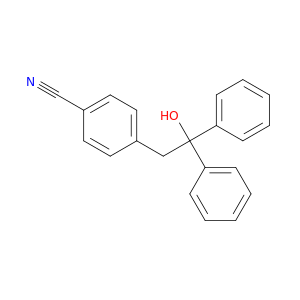 4-(2-Hydroxy-2,2-diphenylethyl)benzonitrile