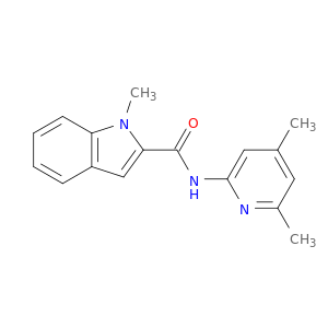 1H-Indole-2-carboxamide, N-(4,6-dimethyl-2-pyridinyl)-1-methyl-