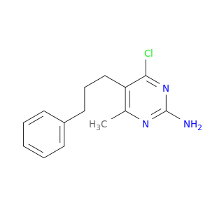 2-Pyrimidinamine, 4-chloro-6-methyl-5-(3-phenylpropyl)-