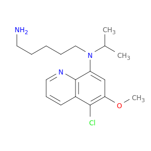 N-(5-chloro-6-methoxy-quinolin-8-yl)-N-propan-2-yl-pentane-1,5-diamine