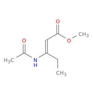 2-Pentenoic acid, 3-(acetylamino)-, methyl ester, (2Z)-