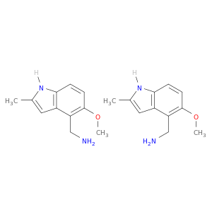 (5-METHOXY-2-METHYL-1H-INDOL-4-YL)METHANAMINE; (5-METHOXY-2-METHYL-1H-INDOL-4-YL)METHYLAMINE
