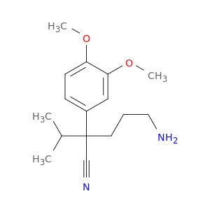 5-氨基-2-(3,4-二甲氧基苯基)-2-异丙基戊腈