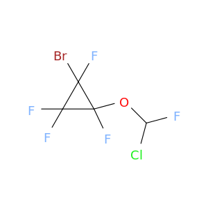Cyclopropane, 1-bromo-2-(chlorofluoromethoxy)-1,2,3,3-tetrafluoro-