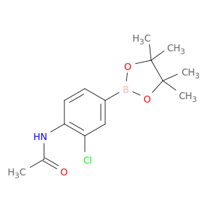 N-(2-chloro-4-(4,4,5,5-tetramethyl-1,3,2-dioxaborolan-2-yl)phenyl)acetamide