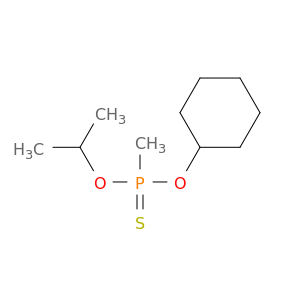 Phosphonothioic acid, methyl-, O-cyclohexyl O-(1-methylethyl) ester