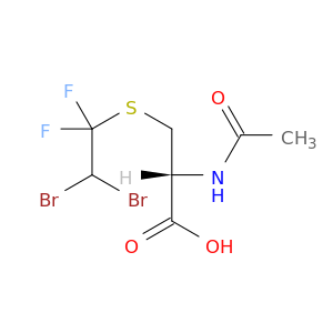 L-Cysteine, N-acetyl-S-(2,2-dibromo-1,1-difluoroethyl)-