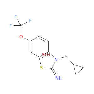 2(3H)-Benzothiazolimine,3-(cyclopropylmethyl)-6-(trifluoromethoxy)-, hydrobromide (1:1)