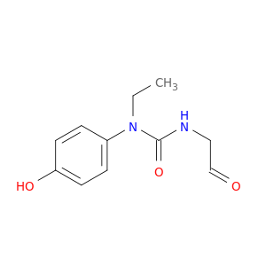 1-Ethyl-1-(4-hydroxyphenyl)-3-(2-oxoethyl)urea