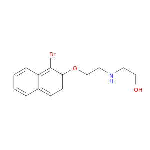 2-((2-((1-Bromonaphthalen-2-yl)oxy)ethyl)amino)ethanol