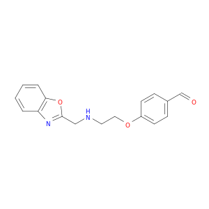 Benzaldehyde, 4-[2-(2-benzoxazolylmethylamino)ethoxy]-