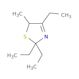 thiazole, 2,2,4-triethyl-2,5-dihydro-5-methyl-