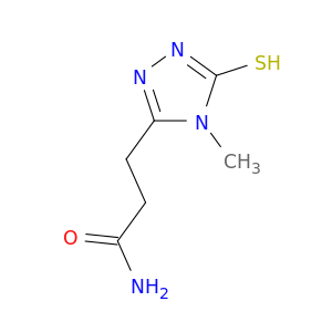 3-(4-methyl-5-sulfanyl-4H-1,2,4-triazol-3-yl)propanamide