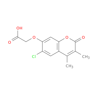 2-((6-Chloro-3,4-dimethyl-2-oxo-2H-chromen-7-yl)oxy)acetic acid