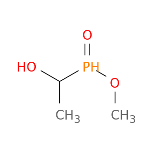 Phosphinic acid, (1-hydroxyethyl)-, methyl ester