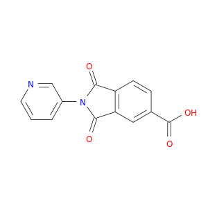1,3-DIOXO-2-PYRIDIN-3-YLISOINDOLINE-5-CARBOXYLIC ACID