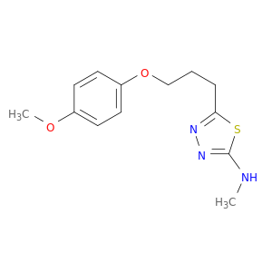 1,3,4-Thiadiazol-2-amine, 5-[3-(4-methoxyphenoxy)propyl]-N-methyl-