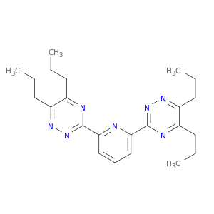 1,2,4-Triazine, 3,3'-(2,6-pyridinediyl)bis[5,6-dipropyl-