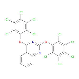 Quinazoline, 2,4-bis(pentachlorophenoxy)-