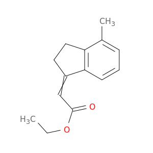 Acetic acid, (2,3-dihydro-4-methyl-1H-inden-1-ylidene)-, ethyl ester