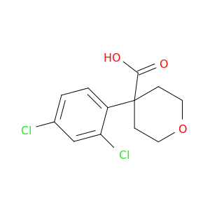 4-(2,4-Dichlorophenyl)oxane-4-carboxylic Acid