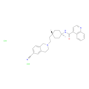 N-((1r,4r)-4-(2-(6-氰基-3,4-二氢异喹啉-2(1H)-基)乙基)环己基)喹啉-4-甲酰胺二盐酸盐
