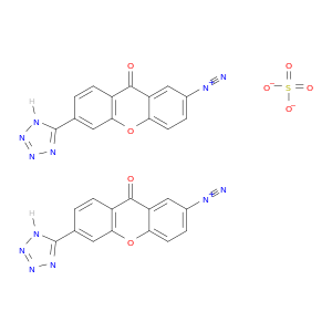 9H-Xanthene-2-diazonium, 9-oxo-6-(1H-tetrazol-5-yl)-, sulfate (2:1)