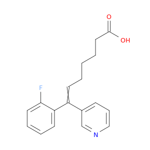 6-Heptenoic acid, 7-(2-fluorophenyl)-7-(3-pyridinyl)-
